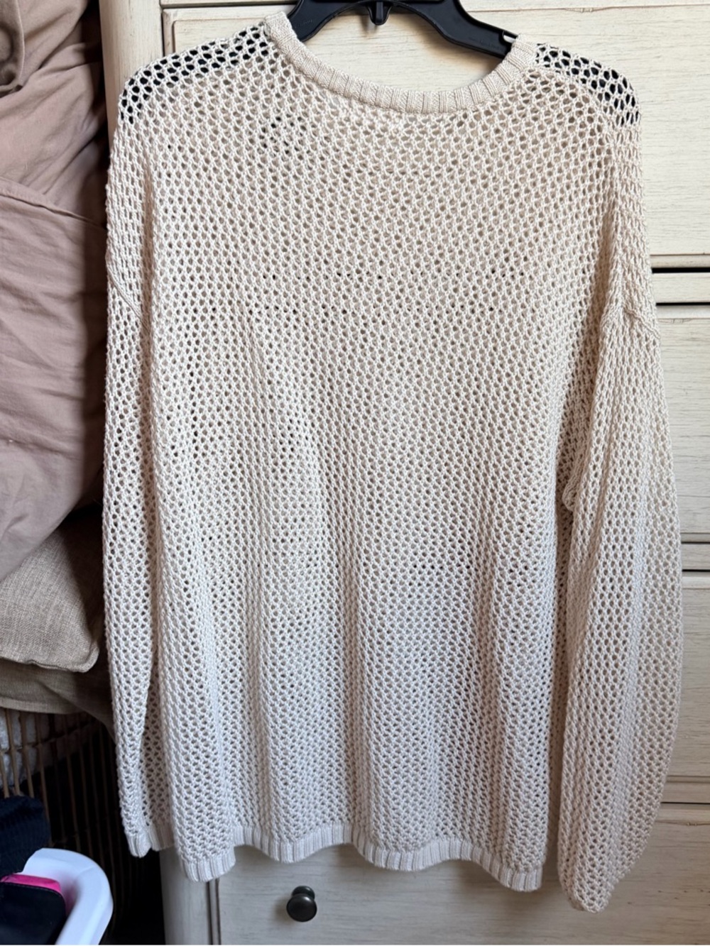 Lightweight Open-Knit Sweater - Bone - Picture 5 of 5